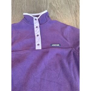 Lands end women's heritage snap neck pullover. Size xs fleece‎